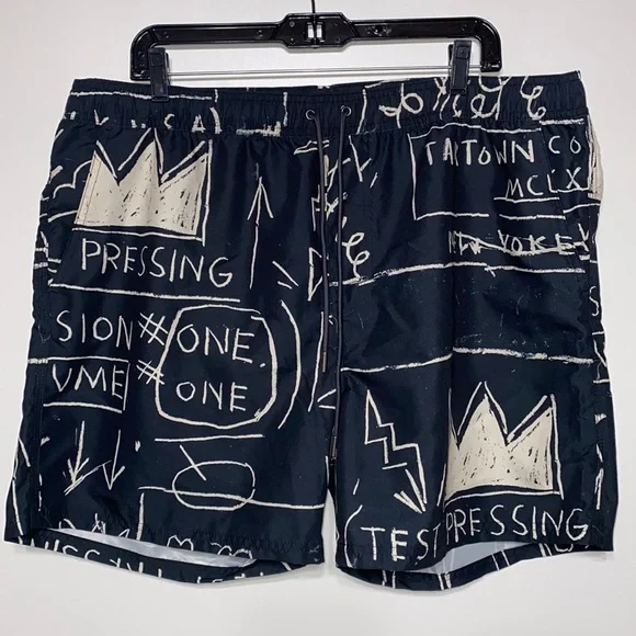 Jean- Michel Basquiat Kahuna Shorts Cotton On - Picture 1 of 11